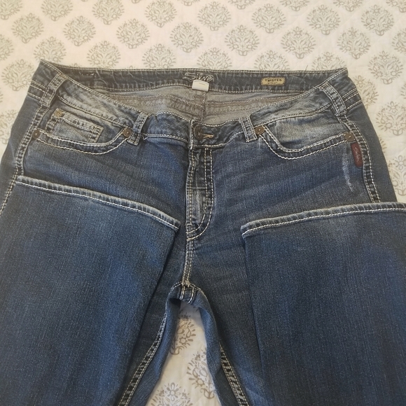 Silver Jeans Twisted Bootcut Sz 22 / 33"L - Picture 4 of 7